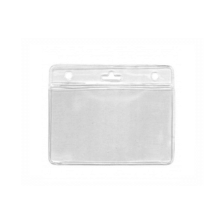 Lot de 100 porte-badges souples horizontaux