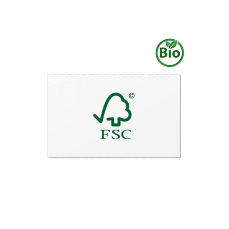 Lot de 1000 badges en carton ECOLABEL