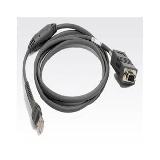 Zebra RS232 Cable câble de signal 2,1 m Gris