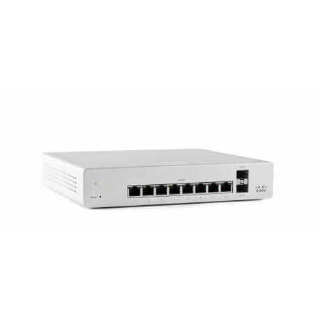 Cisco Meraki MS220-8P Géré L7 Gigabit Ethernet (10/100/1000) Argent Connexion Ethernet, supportant l'alimentation via ce port (P